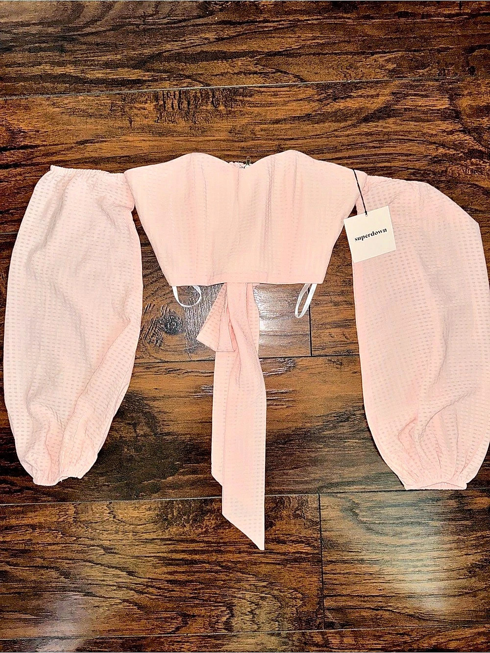superdown Morgon Tie Back Crop Top